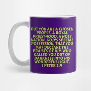 Bible Verse 1 Peter 2:9 Mug